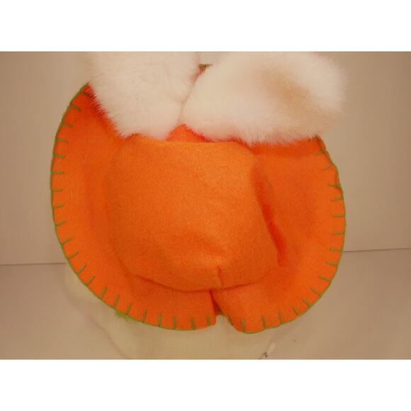 VTG Bunny Rabbit Plush White Pink Green Orange Butterfly and Bug Catcher Net - Picture 8 of 12